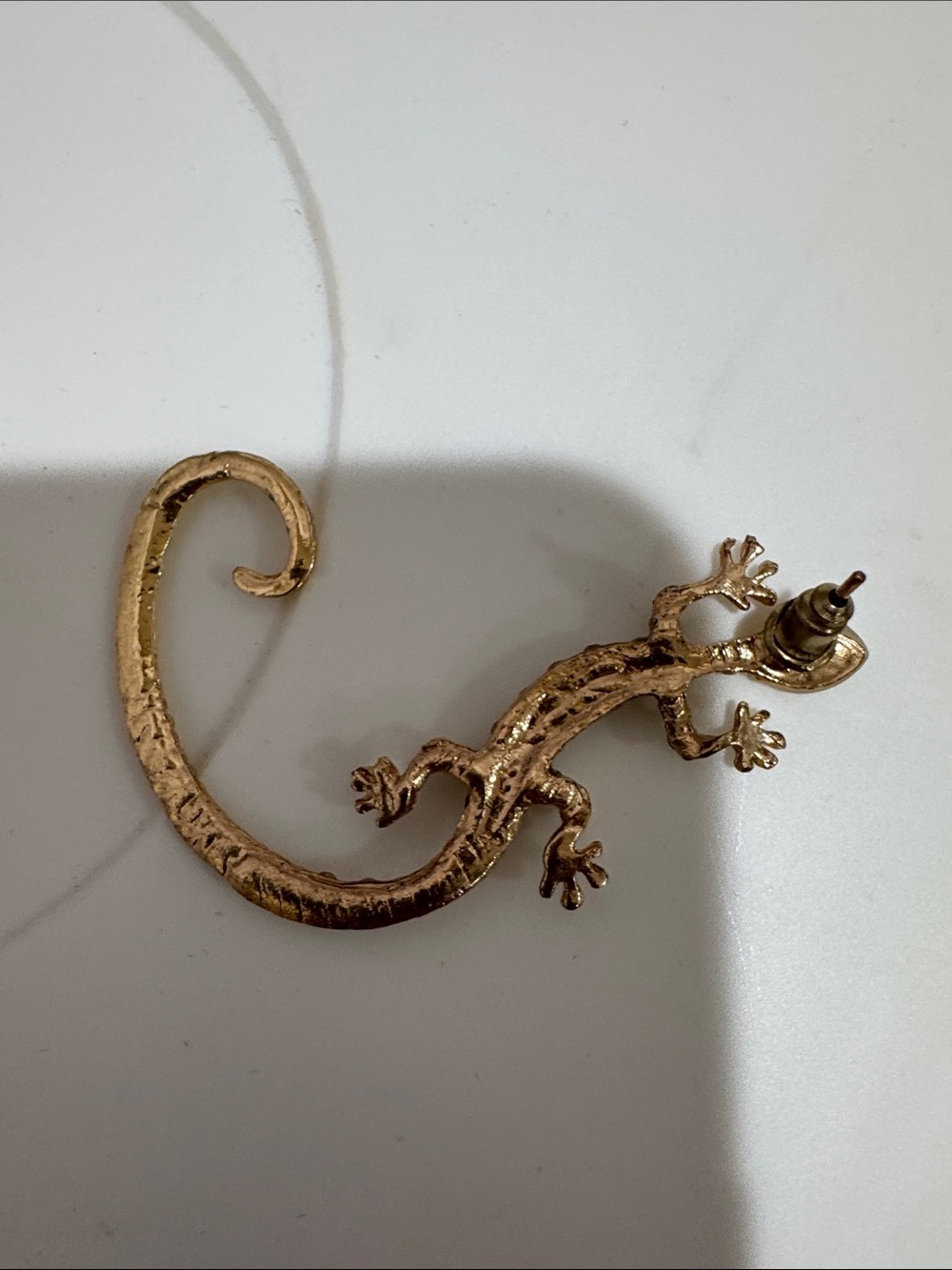 Gold Crystal Cuff Earring- left - Picture 3 of 3